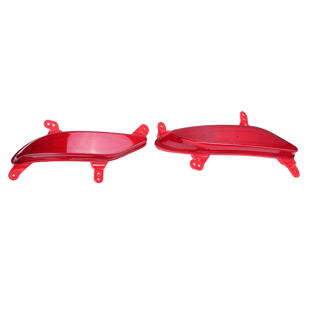 Left+ Right Rear Bumper Reflector 92406`2W200 For Hyundai-Santa Fe Sport 2013-16 Red 8301359108686