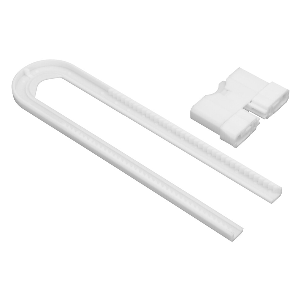 Sliding Cabinet Locks Child Proof U-Shaped Adjustable Baby Safety, 18x4.5cm