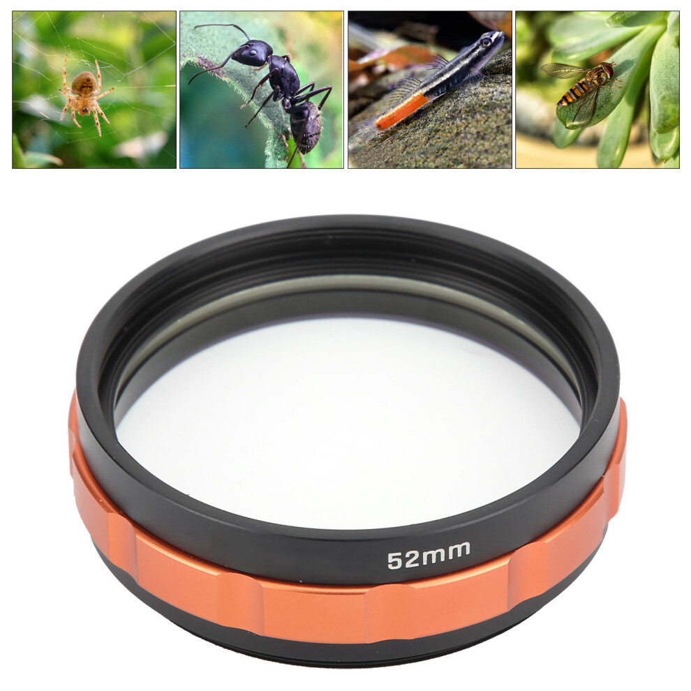 Hd Macro Closeup Lens 52Mm For Sony Zv1, Aluminum Alloy Black 7901359109075