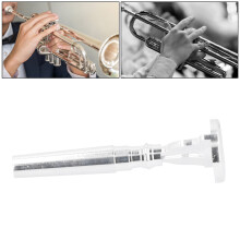 Saxophone Instrument Training Trumpet Mouthpiece Silver Plated for Practice