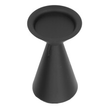 Vintage Iron Black Candlestick Holder for Living Rooms – Medium Size