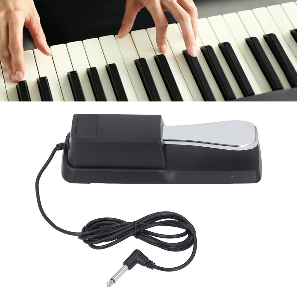 Pl-002 Sustain Pedal For Electronic Keyboard & Midi Synthesizer, Plastic/Metal 3061359111066
