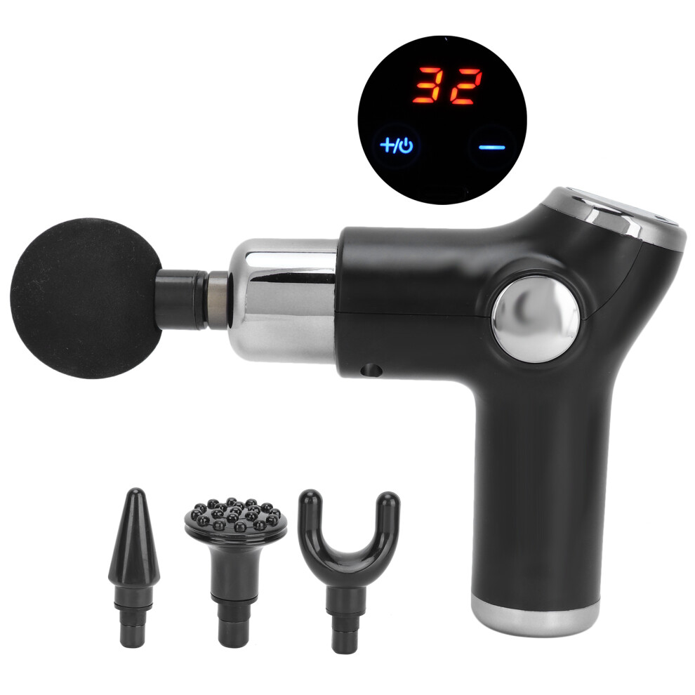 Professional Muscle Massager Gun 1800mAh, 32 Gears, Black