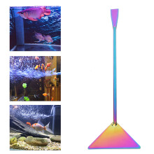 Aquarium Fischbecken 32 cm Edelstahl Sandspachtel für Substratpflege