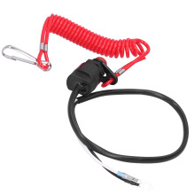 Universal Outboard Engine Kill Switch with Safety Lanyard for Marine Use