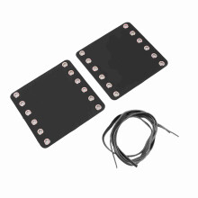 Motorrad Lederhandbesatz Schwarz Hochwertiges Material für eine bequeme Fahrt