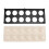 Square Ravioli Maker Press Aluminum Alloy 12 Holes Dumpling Tool for Kitchen 3