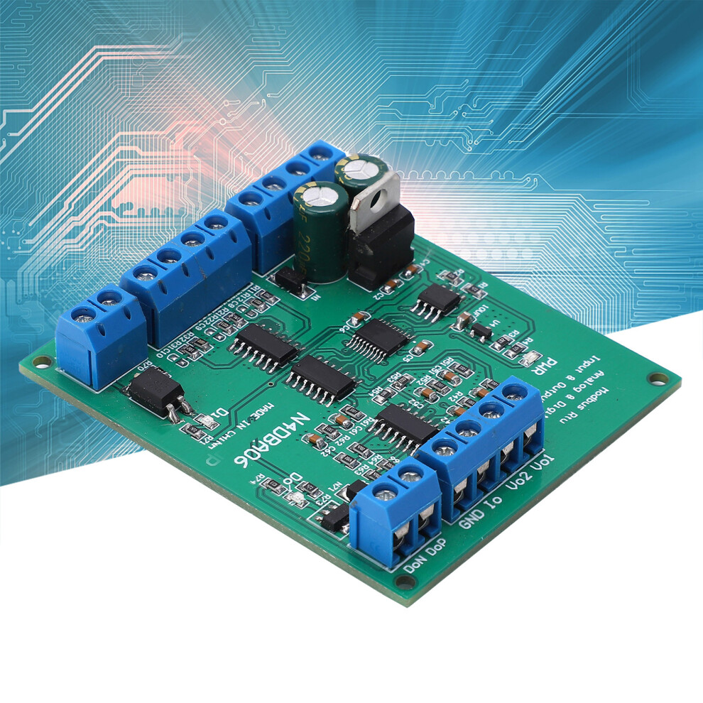 Analog To Digital Module Rs485 8 Channel Adc Dac Io Board 12V 6931359114169