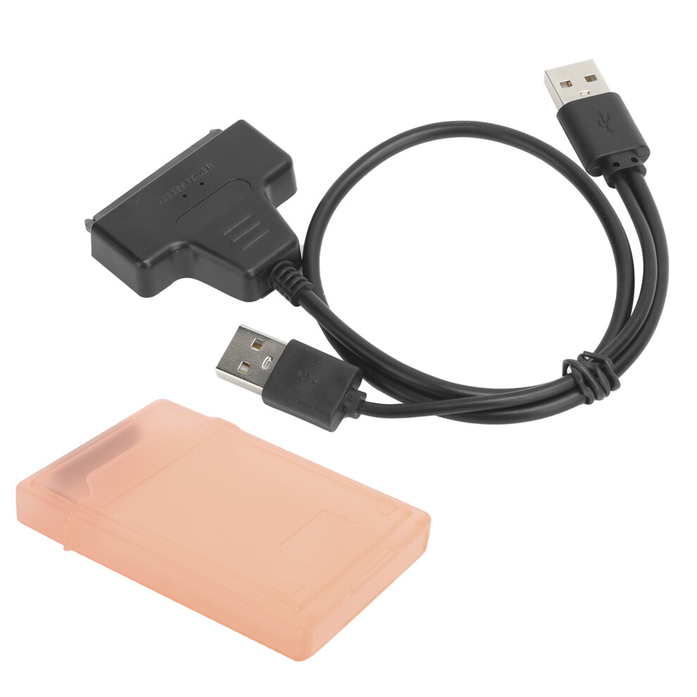 2.5In Sata Hdd/Ssd Adapter Cable With Dual Interface & Storage Box Red 7891359116862