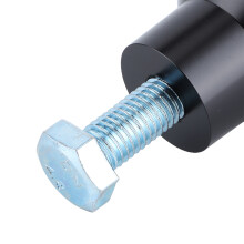 MotorradlenkerstabilisatorKlemme 25mm/1,0 Zoll Schwarz Universal Rundhalterung