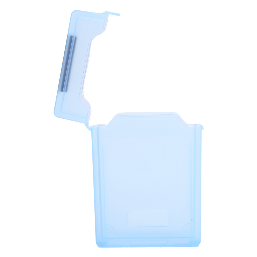2.5In Hard Drive Storage Case Abs Dustproof Antistatic Hdd Ssd Cover Blue 4971359117014