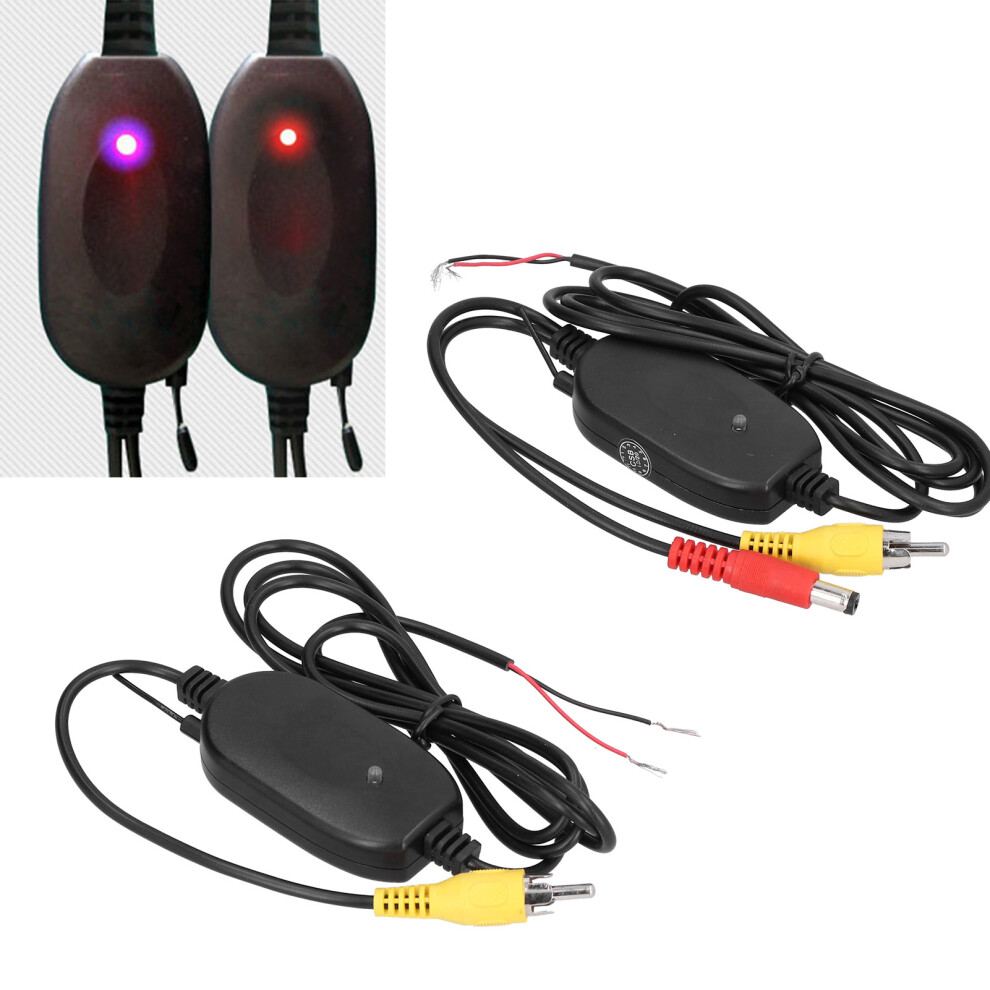 2Pcs 2.4G Wireless Dc12v Backup Camera Transmitter Receiver Set 5051359117920