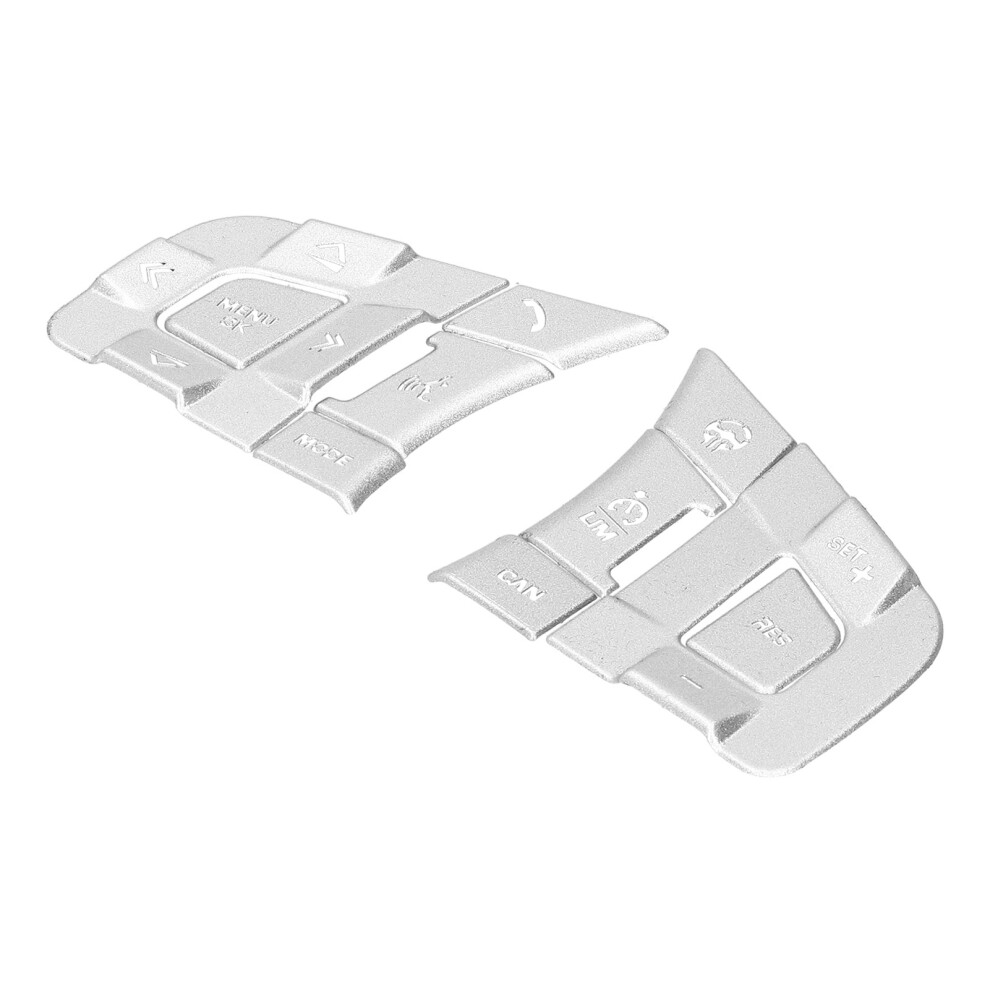 Car Steering Wheel Button Cover Set 10Pcs For Jaguar Xe Xf Xjl Xfl F-Pace 4981359118997
