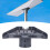 Adjustable Aluminum Rectangular Satellite Pipe Adapter for Gen 3 Dish 16
