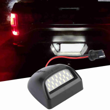 2 Stück Hochwertige ABS-Kfz-Kennzeichen-LED-Lampe für Chevrolet Silverado
