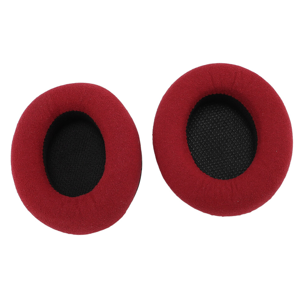 Replacement Ear Pads 2Pcs For Wireless Headphones Memory Foam Cushions Red 7611359124762