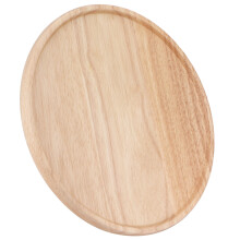Polished Wooden Heat Resistant Pizza Plate for Home & Restaurant