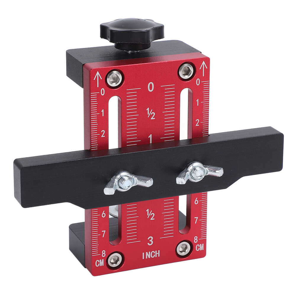 Adjustable Aluminum Alloy Cabinet Door Mounting Jig 10-60Mm Height, Clamping 4981359125032