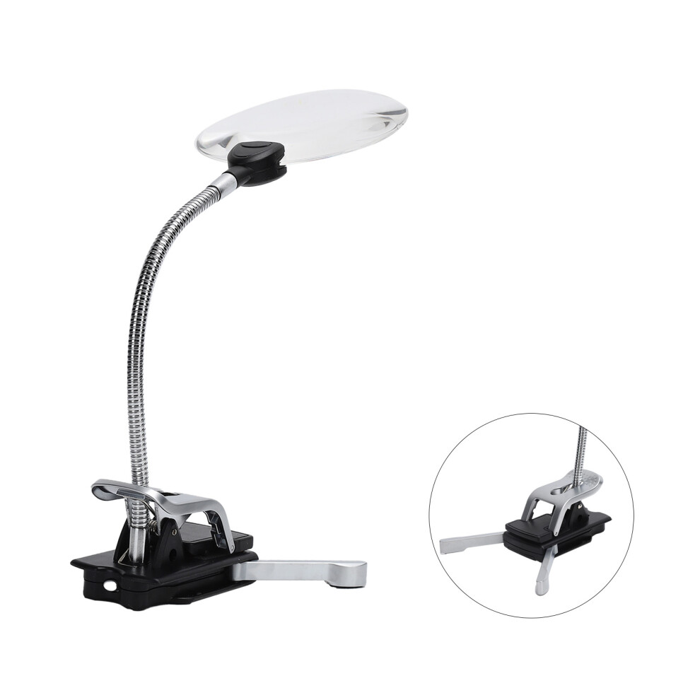 Light 5X/10X Led Desktop Magnifying Glass With Adjustable Ing, 365Mm