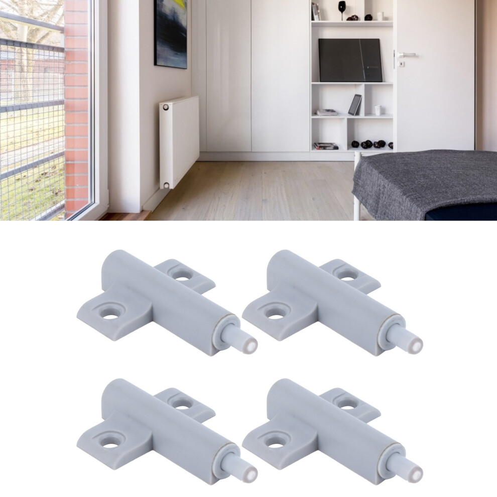 10Pcs Gray Abs Door Buffer Soft Close Damper For Cabinets, 65X47mm 8471359126222