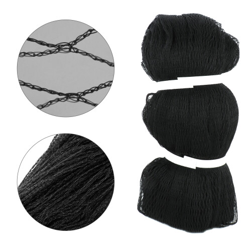 Black Orchard Bird Netting - High Density Polyethylene, Knotless Pond Net 2