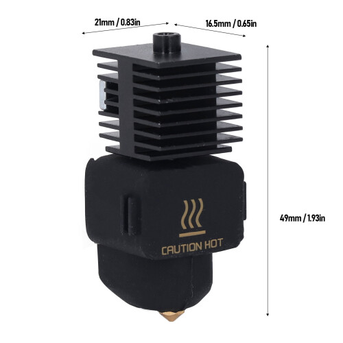 Brass Nozzle Hot End Kit for A1/A1 Mini 3D Printer, 0.4mm 1