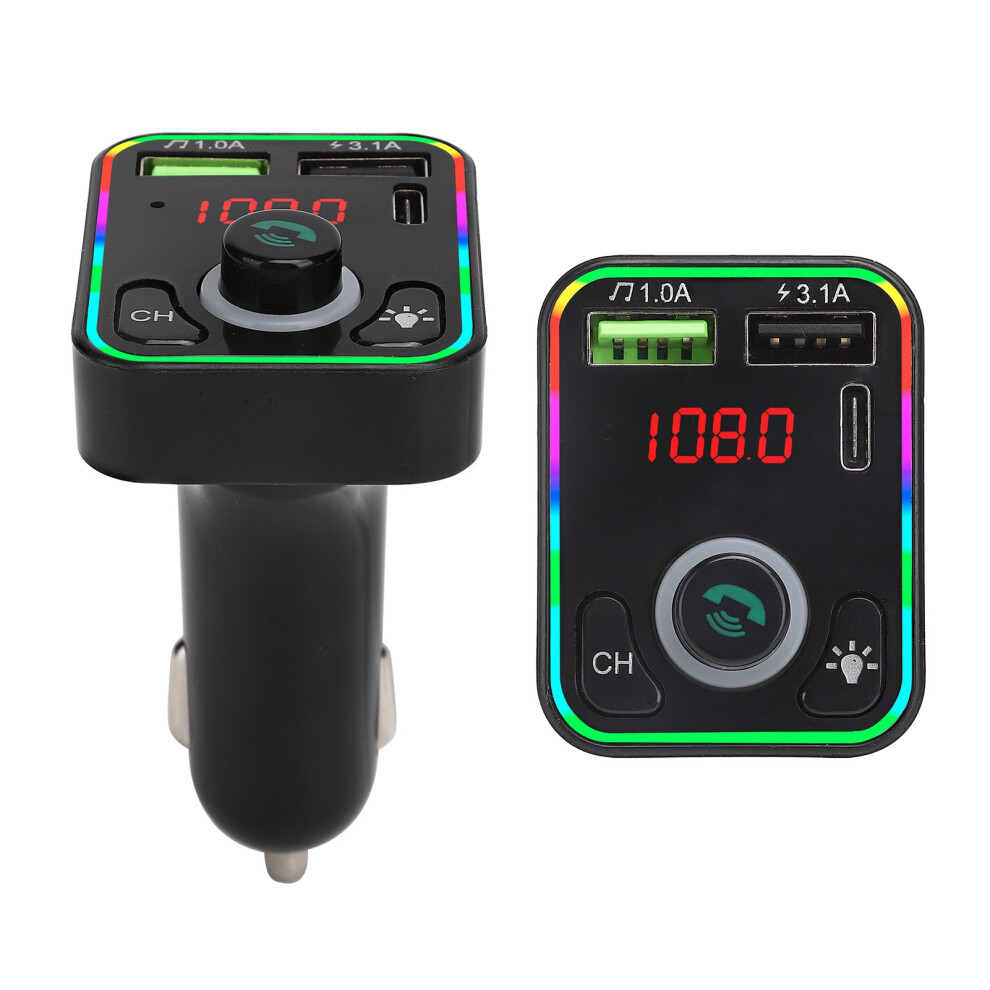 F3 Bluetooth Fm Transmitter Car Charger Mp3 Player 5V Usb 7891359128698