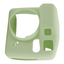Green Silicone Protective Case for SE Instant Camera, Fall Resistant, Soft Shell
