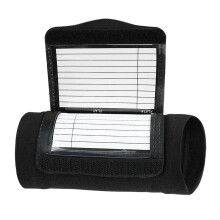 Adjustable Football Quarterback Play Wristbands Card Holder Wristbands For Tackle And Touch Football Teen And Adult Black