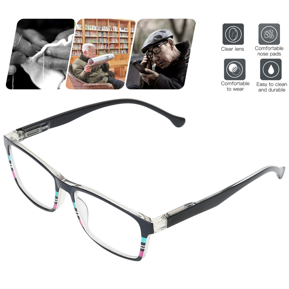 Unisex Elderly Reading Glasses High Definition Spectacles +2.50 Power