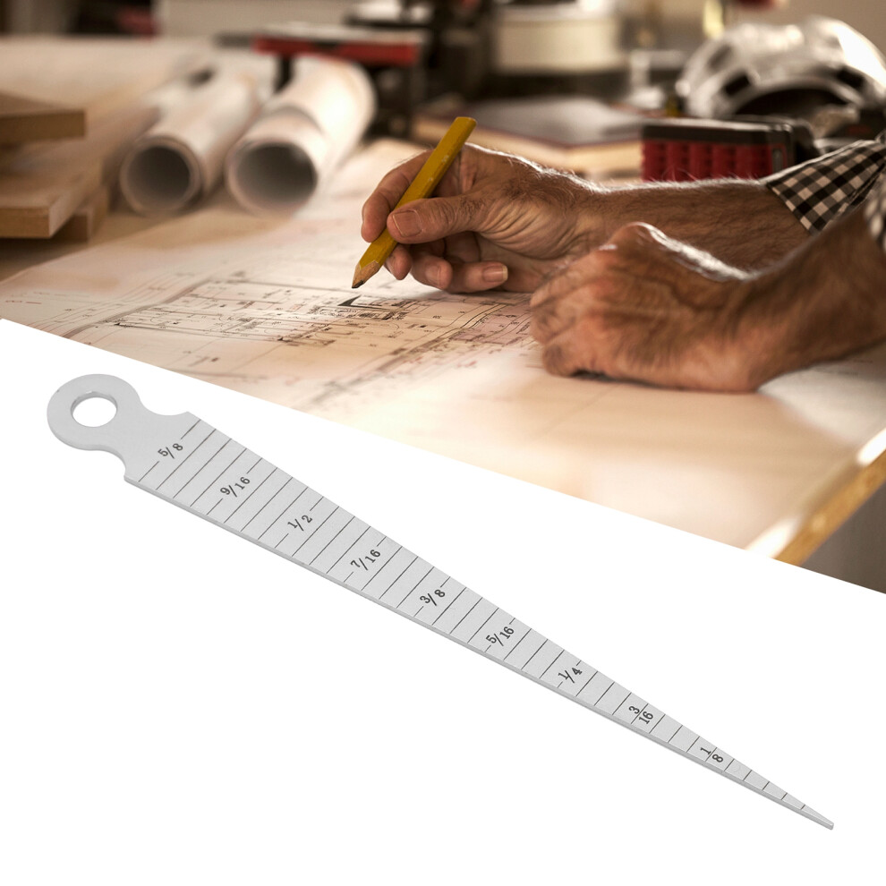 Cb02 Taper Gauge 1Â15Mm Stainless Steel Inch Metric Hole Measurement Tool 7691359133803