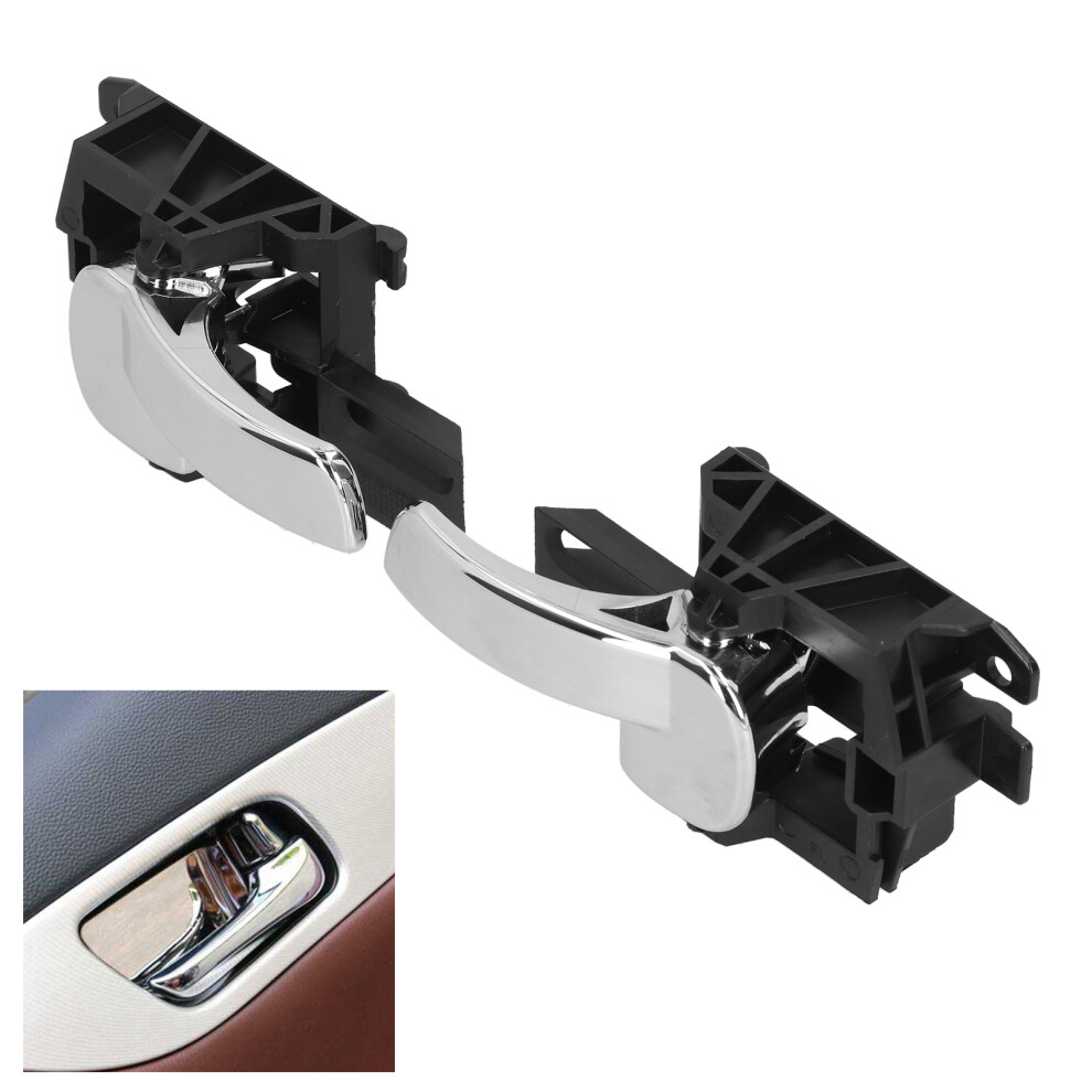 2Pcs Interior Door Handle Replacement For Nissan Qashqai 2007Â2013 Black 6951359135902