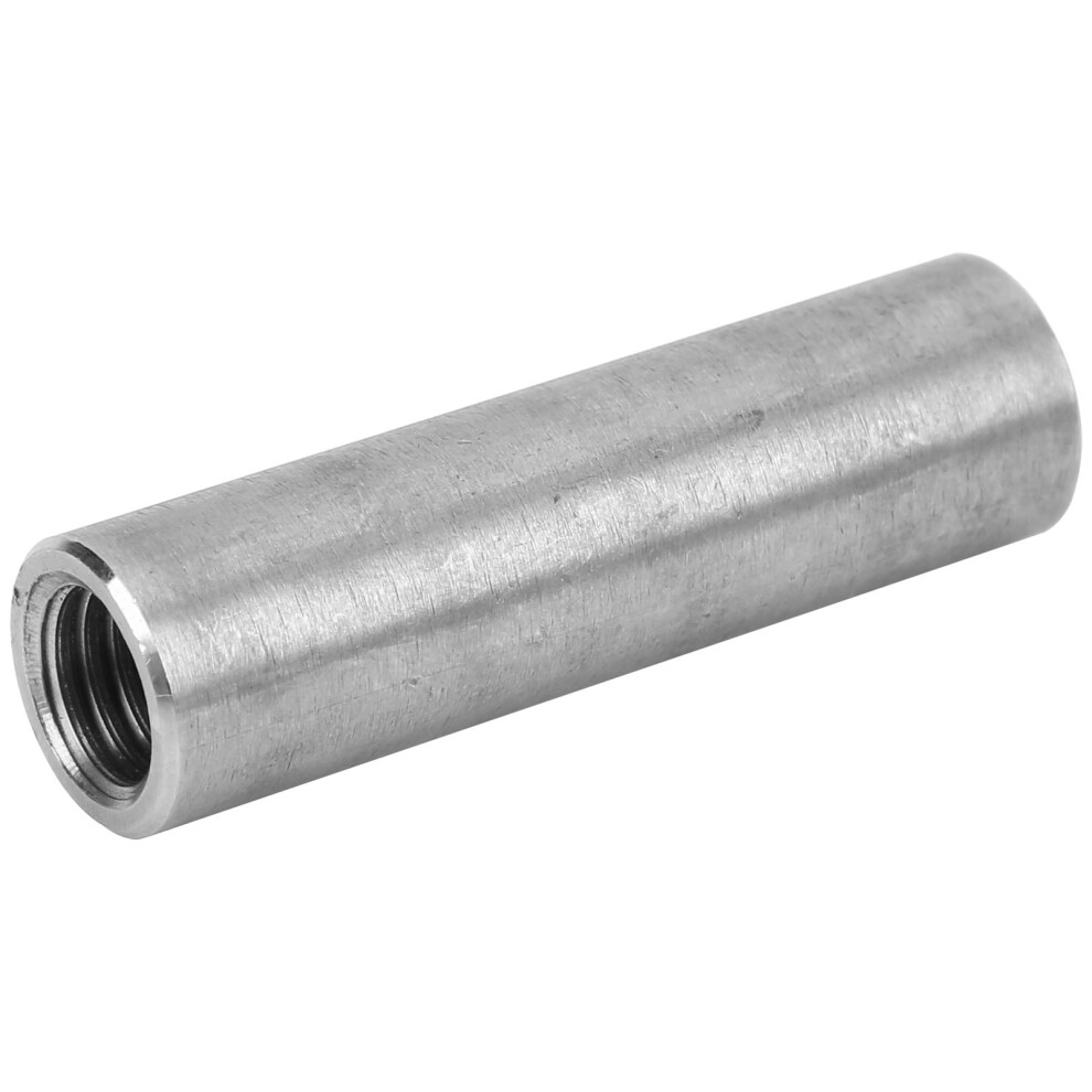 2In M10 Threaded Sleeve Rod Connector Stainless Steel 0.6In Diameter 8441359136019