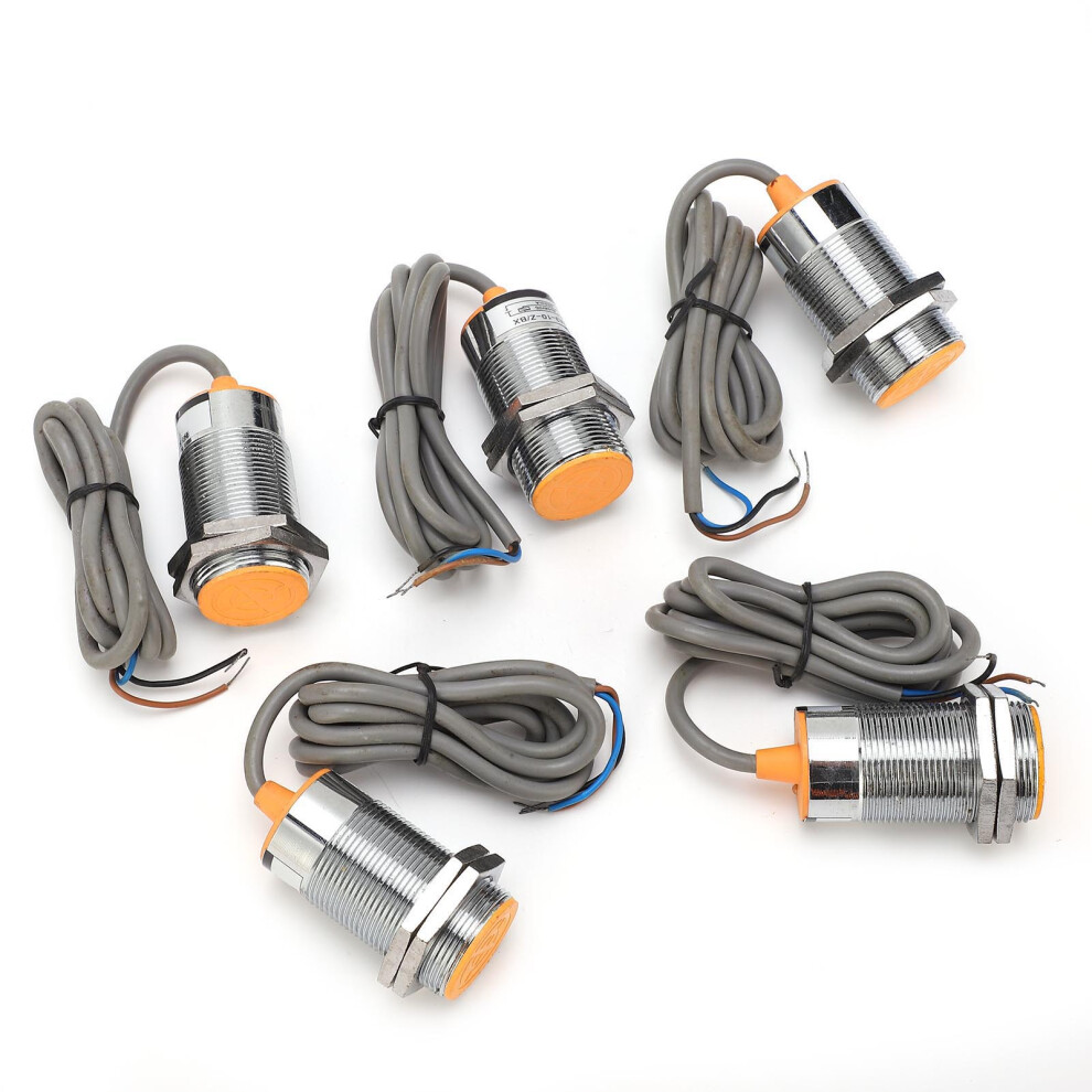 5Pcs Metal Inductive Switch Npn 3ÂWire 10Mm Detection Sensor 9381359137403