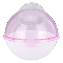 Acrylic Small Pet Bathroom Cage - Pink/Blue, 14.5x11.5x11.5cm