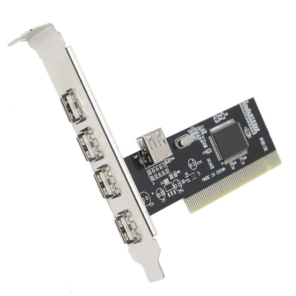 Universal 4-Port Usb2.0 Pci Card With Via Vt6212l For Pc Accessories 4971359138095