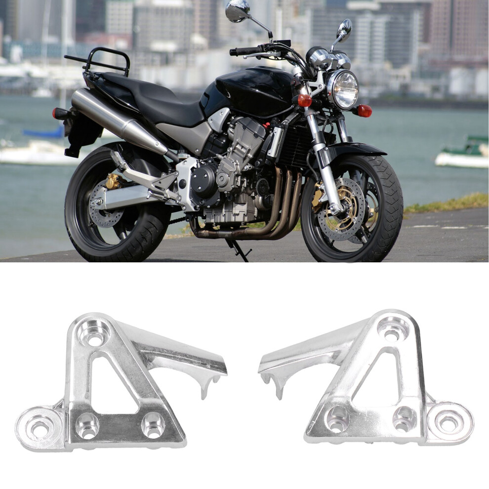Aluminum Headlight Bracket Pair Fit For Honda Hornet 900 Cb900 919 Cb400 Vtec 7601359139040