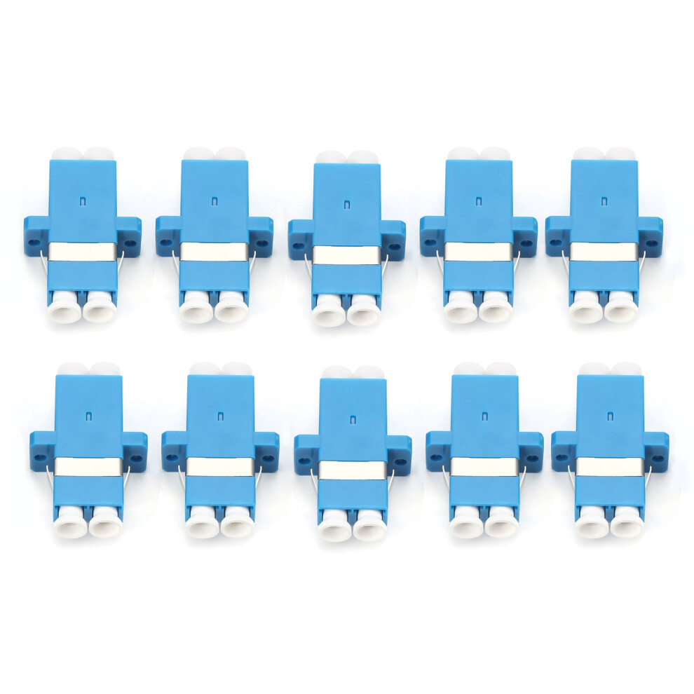 50Pcs Lc-Lc Duplex Fiber Optic Coupler Adapter Multi-Mode, Low Loss 4671359138131