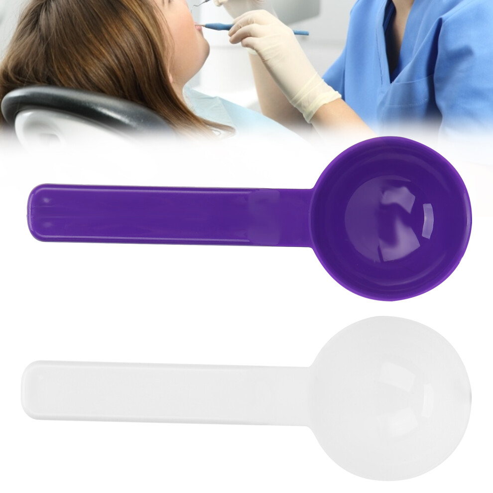 2pcs Plastic Dental Stirring Spoons, 41x114mm Mixing Spatulas