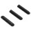 Black Plastic Surfboard Fin Plug Base Set and Screws - High Quality 1