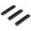 Black Plastic Surfboard Fin Plug Base Set and Screws - High Quality 15
