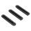 Black Plastic Surfboard Fin Plug Base Set and Screws - High Quality 16