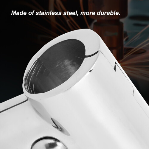 Stainless Steel 3-Way Tee Split Connector 25mm Boat Pipe Fitting 2