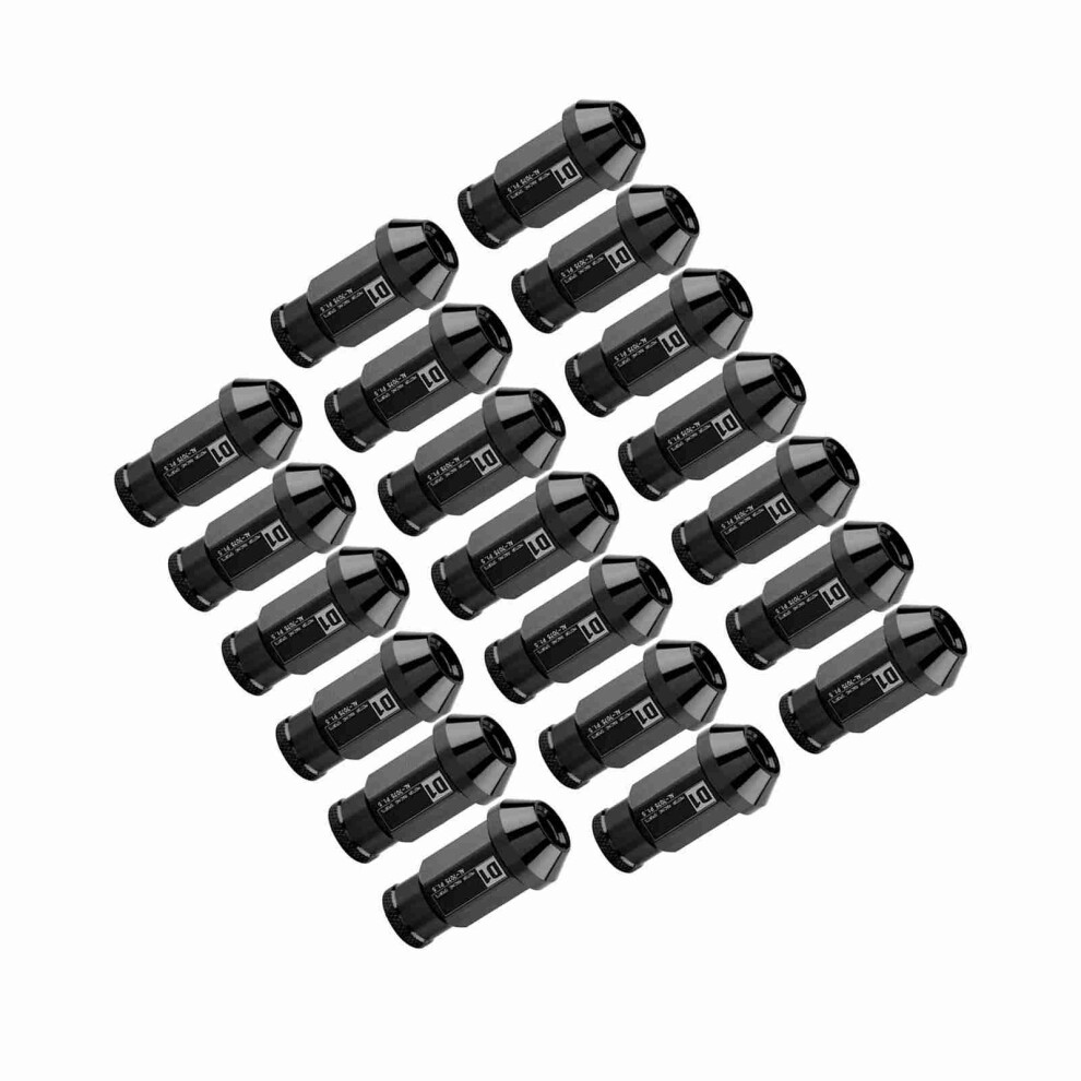 Aluminum Racing Wheel Nut M12x1.5 - Lightweight & Strong Black 8041359140568