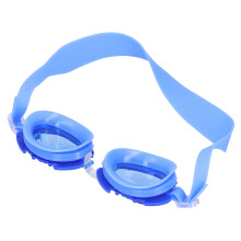 Verstellbare Kinder-Cartoon-Krabben-Schwimmbrille Blau, Antibeschlag