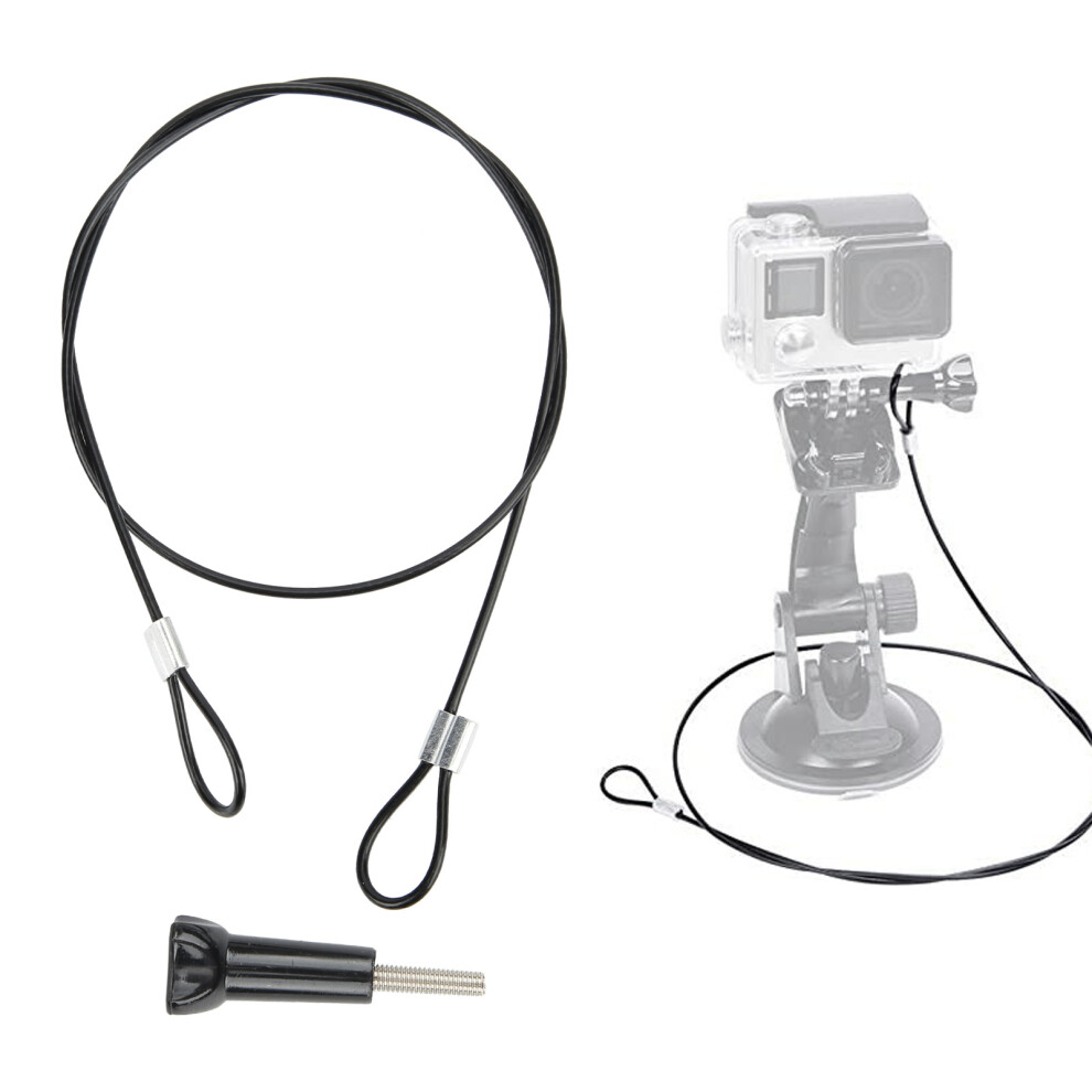 Corrosion Resistant 60Cm Tether Lanyard With 1/4In Screw For Action Cameras 6951359142573