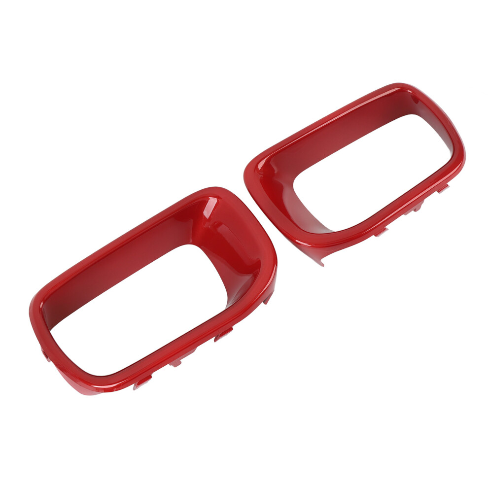 2Pcs Front Bumper Grille Guard For F55 F56 F57 2014-2021 Red 6911359143239