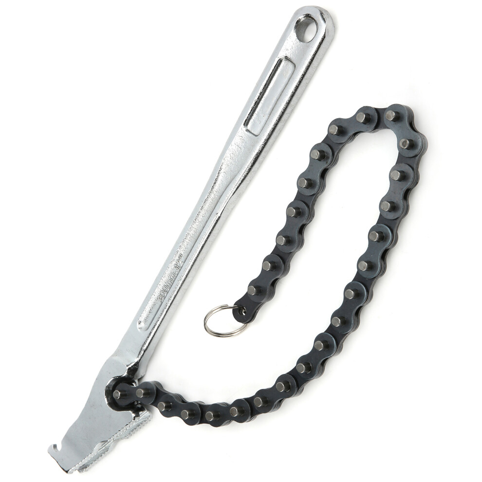 High Hardness Chrome-Plated Chain Wrench, 12In, 156Mm Diameter 9491359143462