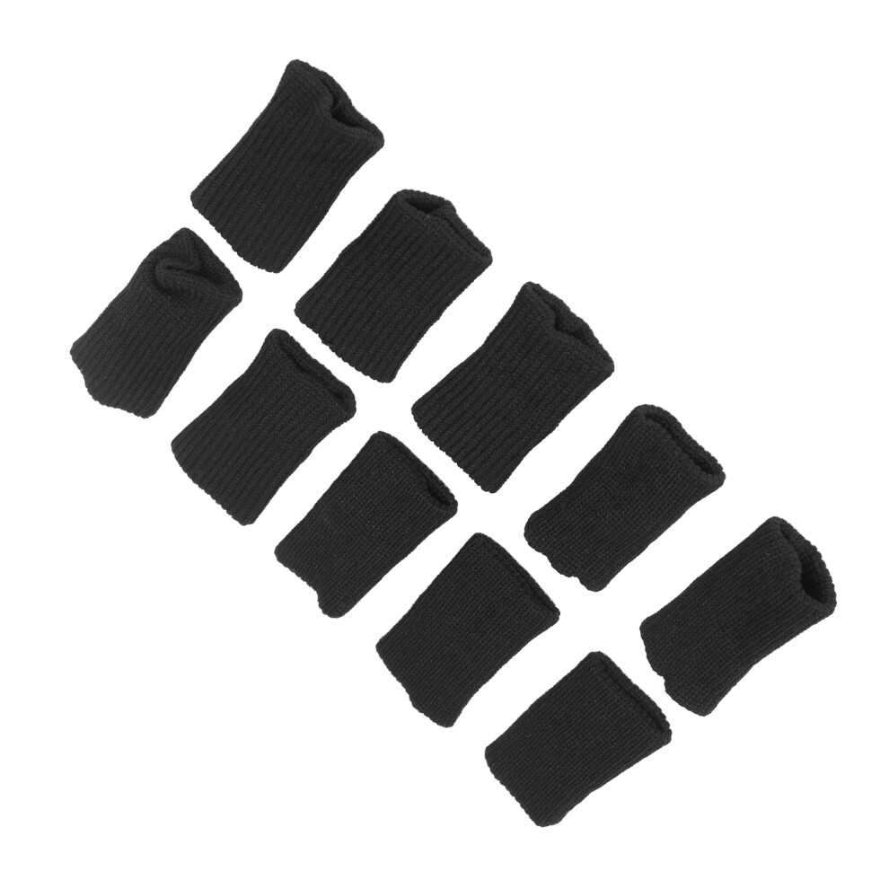 Lightweight 10Pcs Sport Finger Protectors - Elastic Thumb Sleeves Brace