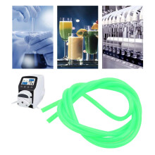Flexible Silicone Pump Tube 2x4mm Extension Hose for Hydraulic Systems Green